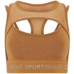 Hiit Reflective Logo Bralette Tan 12 (M) Female