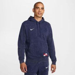 Nike Paris Saint Germain French Terry Hoodie Adults Bleu 2XL Male