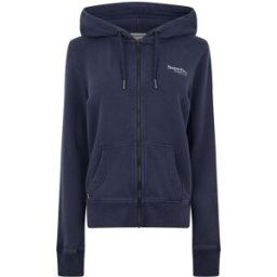 Superdry Essentials Embroidered Logo Hoodie Mariner Navy 12 (M) Female