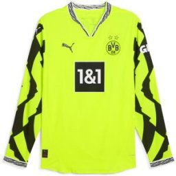 Puma Borussia Dortmund Anniversary Long Sleeve Home Shirt Adults Jaune/Noir XL Male