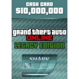 Grand Theft Auto Online (GTA V: Legacy Edition): Megalodon Cash Card PC - Rockstar Games Launcher