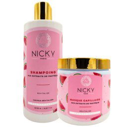 Lot de Shampoing et Masque Aux Extraits de Pasteque