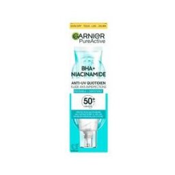 Garnier PureActive Fluide Anti-Imperfction Anti-UV BHA+ Niacinamide SPF50+ 40 ml - Tube 40 ml