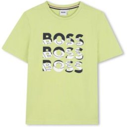 Boss Multi Logo Tee Juniors Apple 607 Pomme 607 6 ans Male