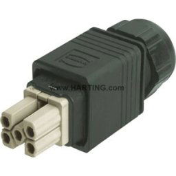 Harting 09352320423 Insert femelle Han® PushPull Power 5 + PE Han-Quick Lock® 1 pc(s)