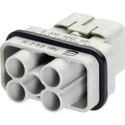 Harting 09120063041 Insert mâle Han® Q 4 + 2 + PE à sertir 1 pc(s)