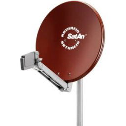 Antenne SAT 75 cm Kathrein CAS 80 Réflecteur: aluminium rouge, marron