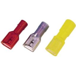 Cosse clip 6.3 mm x 0.8 mm Weidmüller VFSKHV/4,0-6,0/638 1491950000 entièrement isolé jaune 100 pc(s)