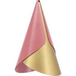 Umage Abat-jour Cornet Nuance rose-brass