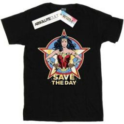 T-shirt Dc Comics 84 Noir