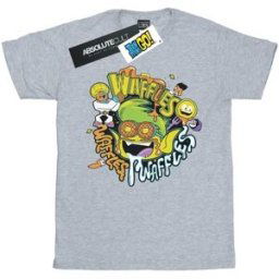 T-shirt Dc Comics Teen Titans Go Waffle Mania Gris