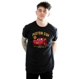 T-shirt Disney Cars Piston Cup Champion Noir