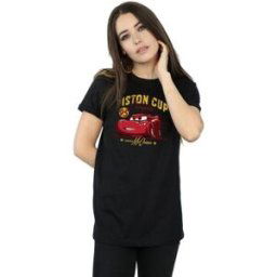 T-shirt Disney Cars Piston Cup Champion Noir