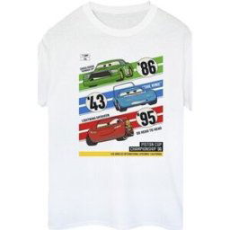 T-shirt Disney Cars Piston Cup Champions Blanc