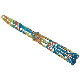 Couteau papillon balisong 21cm entraînement trick