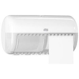 TORK Distributeur de papier toilette, petits rouleaux,blanc