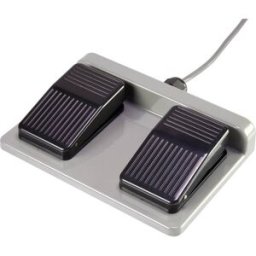 TRU COMPONENTS Interrupteur à pédale 250 V/AC 10 A 2 pédales 2 NO (T) 1 pc(s)