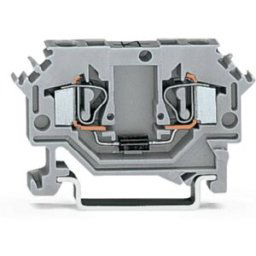 Bloc de jonction à diode WAGO 281-603/281-401 6 mm ressort de traction Affectation: L gris 100 pc(s)