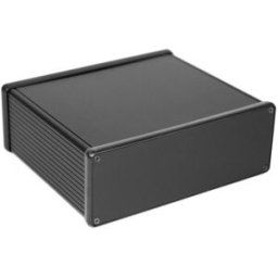 Hammond Electronics 1455U1602BK Boîtier universel 160 x 191 x 66 aluminium extrudé noir (anodisé) 1 pc(s)