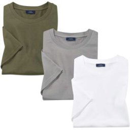 Pierre Clarence Tee-shirt coton pima - les 3 88-92 (S)