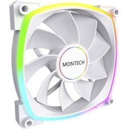 MONTECH Montech RX140 PWM ARGB Reverse Lüfter- 140mm, weiß Ventilateur pour PC (l x H x P) 140 x 140 x 25 mm