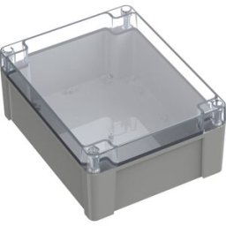 TRU COMPONENTS TC-10861048 Boîtier universel 240 x 191.30 x 105.60 Polycarbonate gris clair 1 pc(s)