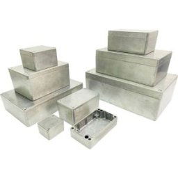 Gainta G108 Boîtier universel 125 x 80 x 57 aluminium Alliage aluminium aluminium (nature) 1 pc(s)