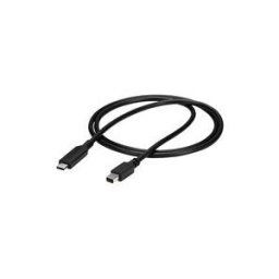 StarTech.com 1m / 3.3ft USB-C to Mini DisplayPort Cable - 4K 60Hz - Black - USB 3.1 Type C to mDP Adapter (CDP2MDPMM1MB) - Cable DisplayPort - 24 pin USB-C pour Mini DisplayPort - 1 m