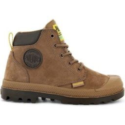 Bottes enfant Palladium Kids Pampa Hi Cuff Waterproof - Mahogany Marron