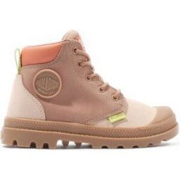 Bottes enfant Palladium Pampa HI Cuff Kids Boots - Beige Tan/Nude Brown Beige