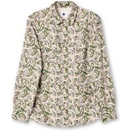 Pretty Green Aquarelle Paisley Long Sleeve Shirt Pierre X Large Male