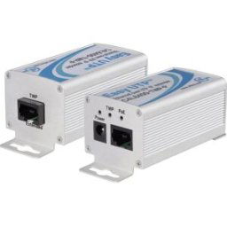 Renkforce RF-2016862 Rallonge réseau 2 fils Portée (max.): 500 m 2 pc(s) 100 MBit/s avec fonction PoE