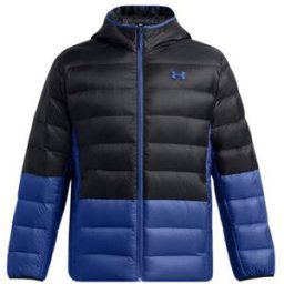 Manteau Under Armour VESTE EN DUVET À CAPUCHE LEGEND NOIRE ET BLEUE Bleu
