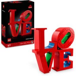 Lego Art Love Home Decor Set For Adults 31214 ART Taille unique Unisex