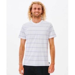 Rip Curl T-shirt à Manches Courtes Plain Stripe WHITE/BLUE S male
