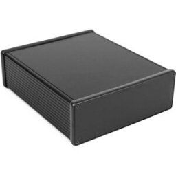 Hammond Electronics 1455U2201BK Boîtier universel 220 x 191 x 66 aluminium extrudé noir (anodisé) 1 pc(s)