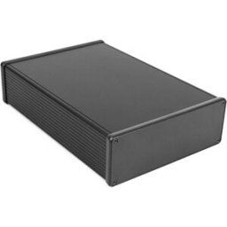 Hammond Electronics 1455U2802BK Boîtier universel 280 x 191 x 66 aluminium extrudé noir (anodisé) 1 pc(s)