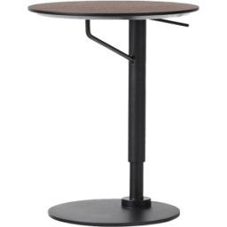 Audo Copenhagen Table d'appoint Branch Ø45 cm Dark stained oak