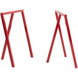 HAY Pied de cadre Loop Stand Frame 72 cm Lot de 2 Maroon red