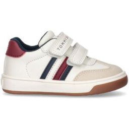 Tommy Hilfiger Flag Hook And Loop Sneakers Infants Blanc C3.5 (19.5) Male