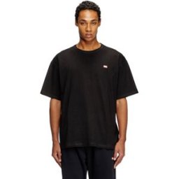 Diesel - T-shirt avec petit logo - T-Shirts - Homme - Noir XXS