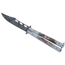 Couteau papillon balisong 22,2cm Les Templiers ALBAINOX
