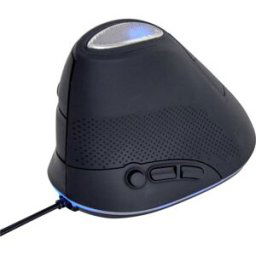 Gembird MUS-ERGO-03 Souris ergonomique filaire optique gris 6 Boutons 800 dpi, 1600 dpi, 2400 dpi, 3200 dpi