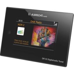 Albrecht DR 53 DAB+/UKW/Bluetooth Radio de table DAB, DAB+, FM avec télécommande, Spotify noir