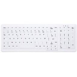 Cherry ak-c7000 clavier médical fr sans fil +usb azerty français blanc