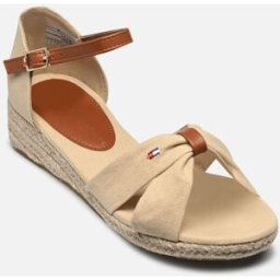 ROPE WEDGE SANDAL SAND par Tommy Hilfiger Beige 39 Enfant