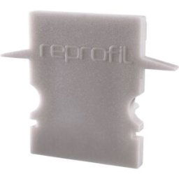 Deko Light 979061 Endkappe H-ET-02-10 Set 2 Stk, Grau Capuchon dextrémité pour profilé plastique (L x l x H) 25 x 6 x 20 mm 1 pc(s)