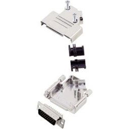 TRU COMPONENTS TCD45ZK15HDP26K 7709004 Kit embase SUB-D mâle 45 ° Nombre de pôles: 26 fût à souder 1 pc(s)