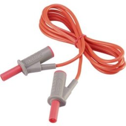 VOLTCRAFT Cordon de mesure de sécurité[Banane mâle 4 mm -Banane mâle 4 mm ] Ultra flexibles 1.50 m;rouge;MSB-501 10 A