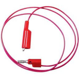 Mueller Electric BU-2030-A-24-2 Cordon de mesure banane mâle 4 mm pince crocodile 0.6 m rouge 1 pc(s)